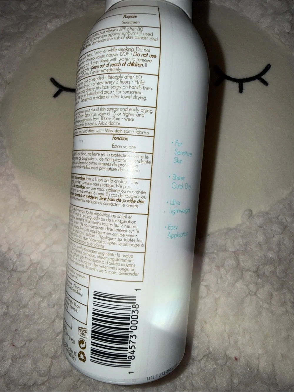 For Kids SPF 70 Broad Spectrum Continuous Mist Sunscreen - White